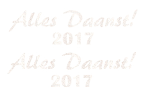 Carnaval Alles Daanst 2017 Glitter Wit - afb. 2