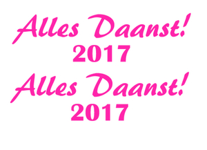 Carnaval Alles Daanst 2017 Glow in the Dark Roze - afb. 2