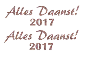 Carnaval Alles Daanst 2017 Glitter Confetti - afb. 2