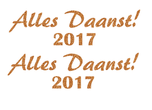 Carnaval Alles Daanst 2017 Glitter Old Gold - afb. 2
