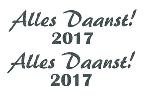 Carnaval Alles Daanst 2017 Glitter Grey Glitter 459 - afb. 2