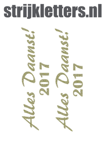 Carnaval Alles Daanst 2017 Glitter Champagne Glitter 490 - afb. 1