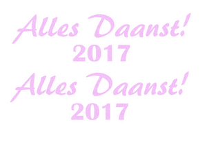 Carnaval Alles Daanst 2017 Glitter Neon Purple 480 - afb. 2