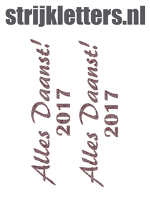 Carnaval Alles Daanst 2017 Glitter Rose Gold Glitter 486 - afb. 1