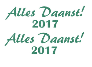 Carnaval Alles Daanst 2017 Glitter Emerald Glitter 427 - afb. 2