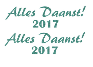 Carnaval Alles Daanst 2017 Glitter Jade Glitter 482 - afb. 2