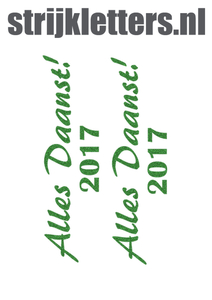 Carnaval Alles Daanst 2017 Glitter Green Glitter 455 - afb. 1