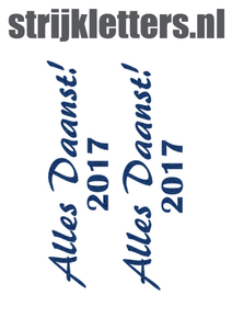 Carnaval Alles Daanst 2017 Glitter Navy Blue Glitter 423 - afb. 1