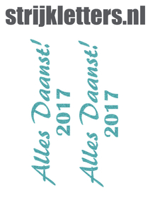 Carnaval Alles Daanst 2017 Glitter Sky Bleu Glitter 445 - afb. 1