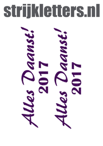 Carnaval Alles Daanst 2017 Glitter Purple Glitter 424 - afb. 1