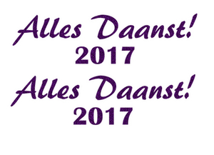 Carnaval Alles Daanst 2017 Glitter Purple Glitter 424 - afb. 2
