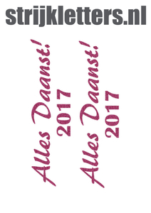 Carnaval Alles Daanst 2017 Glitter Pink Glitter 457 - afb. 1