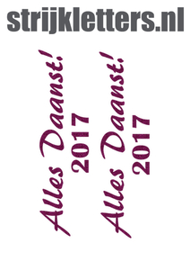 Carnaval Alles Daanst 2017 Glitter Hot Pink Glitter 432 - afb. 1