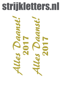 Carnaval Alles Daanst 2017 Glitter Gold Glitter 451 - afb. 1