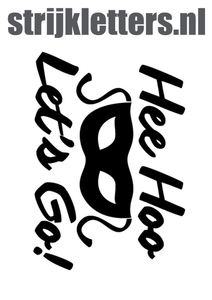 Carnaval Hee Hoo Let's Go Glitter Black Glitter 458 - afb. 1