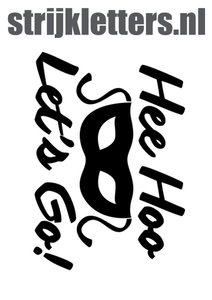 Carnaval Hee Hoo Let's Go Glitter Rainbow White 488 - afb. 1