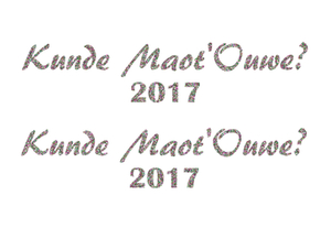 Carnaval Kunde Maot'Ouwe 2017 Glitter Regenboog - afb. 2