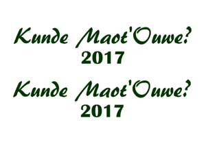 Carnaval Kunde Maot'Ouwe 2017 Flex Donker Groen - afb. 2