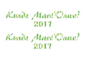 Carnaval Kunde Maot'Ouwe 2017 Mirror Groen - afb. 2