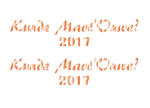 Carnaval Kunde Maot'Ouwe 2017 Mirror Rood - afb. 2