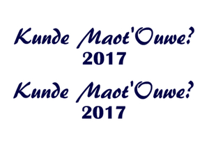 Carnaval Kunde Maot'Ouwe 2017 Flex Donker Marine Blauw - afb. 2