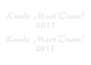 Carnaval Kunde Maot'Ouwe 2017 Design Carbon Wit - afb. 2