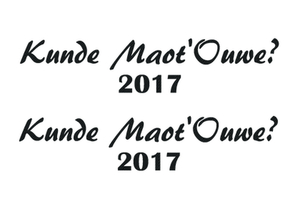 Carnaval Kunde Maot'Ouwe 2017 Design Carbon Zwart - afb. 2