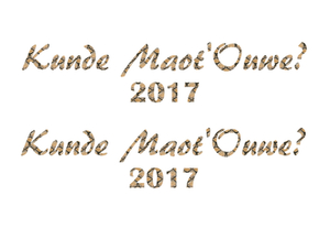 Carnaval Kunde Maot'Ouwe 2017 Design Slang - afb. 2