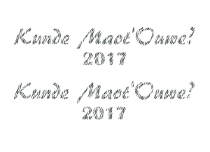 Carnaval Kunde Maot'Ouwe 2017 Design Zebra - afb. 2