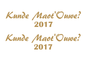 Carnaval Kunde Maot'Ouwe 2017 Flex Goud - afb. 2