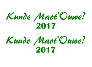 Carnaval Kunde Maot'Ouwe 2017 Metallics Groen Metallic - afb. 2