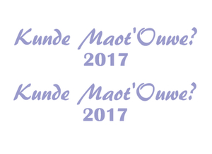 Carnaval Kunde Maot'Ouwe 2017 Metallics Paars Metallic - afb. 2