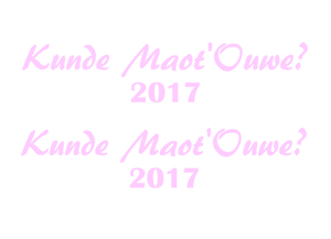 Carnaval Kunde Maot'Ouwe 2017 Metallics Roze Metallic - afb. 2