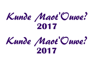 Carnaval Kunde Maot'Ouwe 2017 Flex Aubergine - afb. 2
