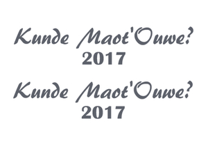 Carnaval Kunde Maot'Ouwe 2017 Flex Licht Graphiet - afb. 2