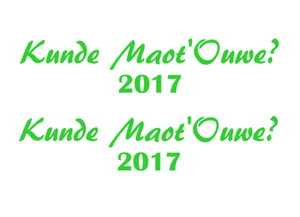 Carnaval Kunde Maot'Ouwe 2017 Flex Limoen Groen - afb. 2