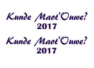 Carnaval Kunde Maot'Ouwe 2017 Flex Marine Blauw - afb. 2