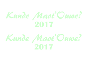 Carnaval Kunde Maot'Ouwe 2017 Flex Mint Groen - afb. 2