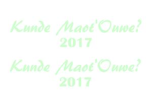 Carnaval Kunde Maot'Ouwe 2017 Flex Mint Groen - afb. 2