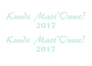 Carnaval Kunde Maot'Ouwe 2017 Flex Pastel Groen - afb. 2