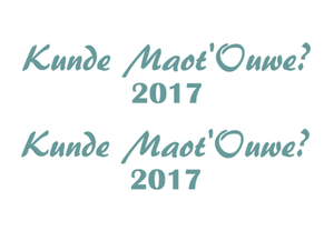 Carnaval Kunde Maot'Ouwe 2017 Flex Turquoise - afb. 2