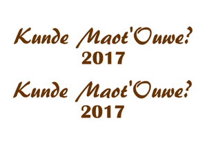 Carnaval Kunde Maot'Ouwe 2017 Flock Bruin - afb. 2