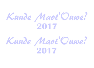 Carnaval Kunde Maot'Ouwe 2017 Flock Lavendel - afb. 2
