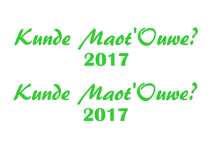Carnaval Kunde Maot'Ouwe 2017 Flock Licht Groen - afb. 2