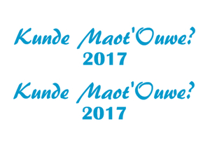 Carnaval Kunde Maot'Ouwe 2017 Flock Licht Blauw - afb. 2