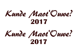 Carnaval Kunde Maot'Ouwe 2017 Flex Bruin - afb. 2