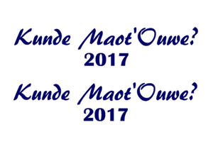 Carnaval Kunde Maot'Ouwe 2017 Flock Royal Blauw - afb. 2