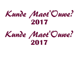 Carnaval Kunde Maot'Ouwe 2017 Flex Burgundy - afb. 2
