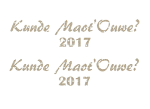 Carnaval Kunde Maot'Ouwe 2017 Parlemoer - afb. 2
