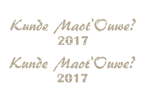 Carnaval Kunde Maot'Ouwe 2017 Parlemoer - afb. 2